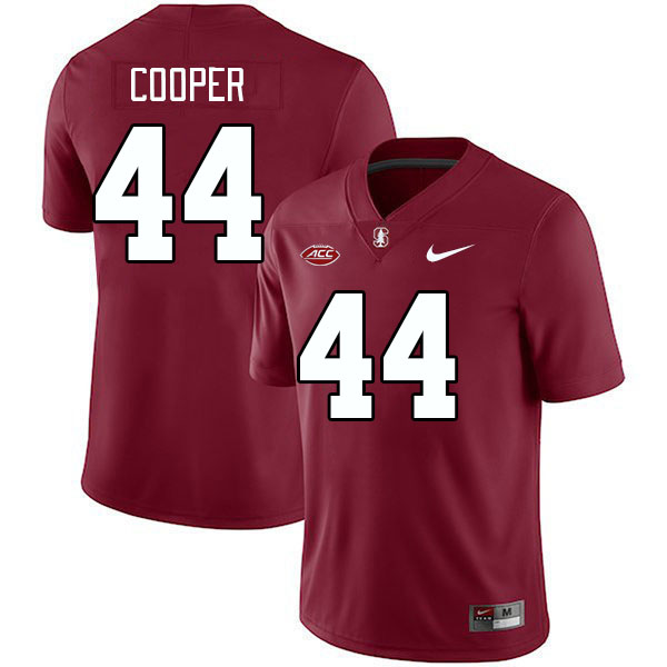 Men #44 Ernest Cooper Stanford Cardinal 2024 ACC Conference College Football Jerseys Stitched-Cardin